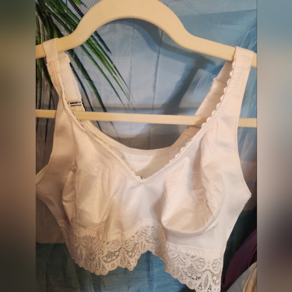 🆕️ Size 44 Ruby Ribbon 🎀  Lace Demiette - WHITE